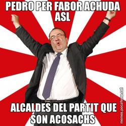 PEDRO PER FABOR ACHUDA ASL  ALCALDES DEL PARTIT QUE SON ACOSACHS