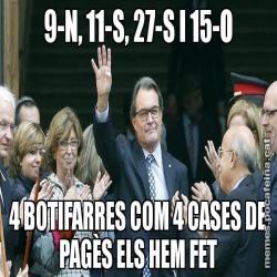 9-N, 11-S, 27-S I 15-O 4 BOTIFARRES COM 4 CASES DE PAGÈS ELS HEM FET