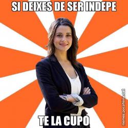 SI DEIXES DE SER INDEPE TE LA CUPO