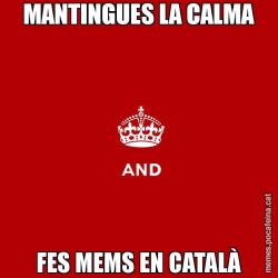MANTINGUES LA CALMA FES MEMS EN CATALÀ