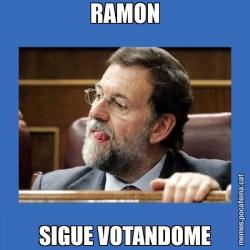 RAMON SIGUE VOTANDOME
