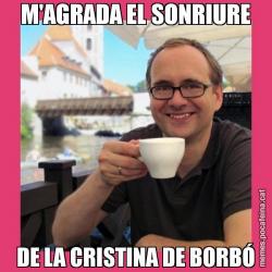 M'AGRADA EL SONRIURE DE LA CRISTINA DE BORBÓ