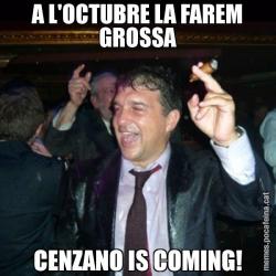 A L'OCTUBRE LA FAREM GROSSA CENZANO IS COMING!