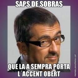 SAPS DE SOBRAS QUE LA A SEMPRA PORTA L´ACCENT OBERT