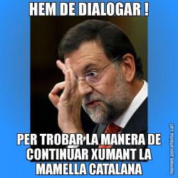 HEM DE DIALOGAR ! PER TROBAR LA MANERA DE CONTINUAR XUMANT LA MAMELLA CATALANA