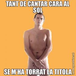 TANT DE CANTAR CARA AL SOL SE M'HA TORRAT LA TITOLA