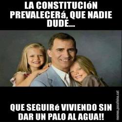 LA CONSTITUCIóN PREVALECERá, QUE NADIE DUDE... QUE SEGUIRé VIVIENDO SIN DAR UN PALO AL AGUA!!