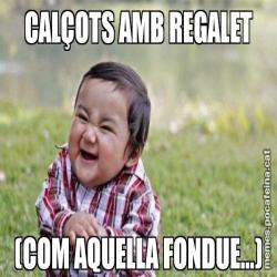 CALÇOTS AMB REGALET (COM AQUELLA FONDUE...)