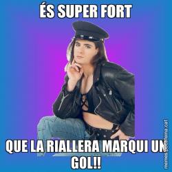 ÉS SUPER FORT QUE LA RIALLERA MARQUI UN GOL!!