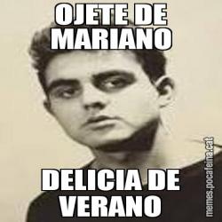 OJETE DE MARIANO DELICIA DE VERANO