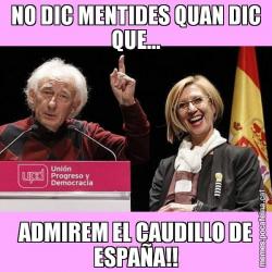 NO DIC MENTIDES QUAN DIC QUE... ADMIREM EL CAUDILLO DE ESPAÑA!!
