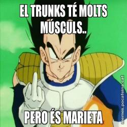 EL TRUNKS TÉ MOLTS MÚSCULS.. PERO ÉS MARIETA