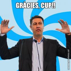 GRÀCIES, CUP!!