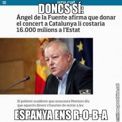 DONCS SÍ: ESPANYA ENS R-O-B-A