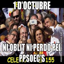 1 D'OCTUBRE NI OBLIT NI PERDÓ PEL PPSOEC'S