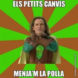 ELS PETITS CANVIS MENJA'M LA POLLA