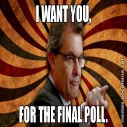 I WANT YOU, FOR THE FINAL POLL.