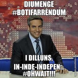DIUMENGE #BOTIFARRÈNDUM I DILLUNS, IN-INDE-INDEPEN... #OHWAIT!!!