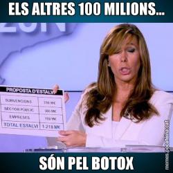ELS ALTRES 100 MILIONS... SÓN PEL BOTOX