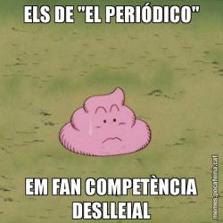 ELS DE "EL PERIÓDICO" EM FAN COMPETÈNCIA DESLLEIAL