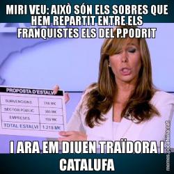 MIRI VEU: AIXÒ SÓN ELS SOBRES QUE HEM REPARTIT ENTRE ELS FRANQUISTES ELS DEL P.PODRIT I ARA EM DIUEN TRAÏDORA I CATALUFA