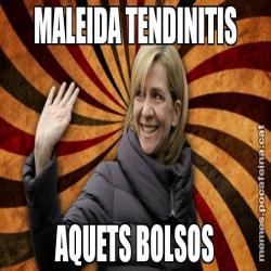 MALEIDA TENDINITIS AQUETS BOLSOS