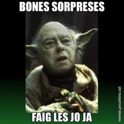BONES SORPRESES FAIG LES JO JA