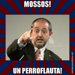 MOSSOS! UN PERROFLAUTA!