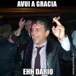 AVUI A GRACIA  EHH DARIO