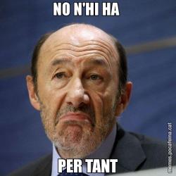 NO N'HI HA  PER TANT