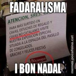 FADARALISMA I BON NADAL