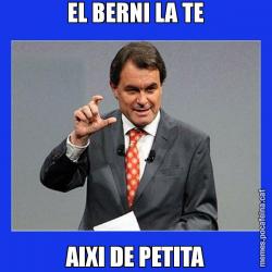 EL BERNI LA TE AIXI DE PETITA