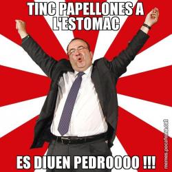 TINC PAPELLONES A L'ESTOMAC ES DIUEN PEDROOOO !!!