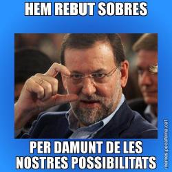 HEM REBUT SOBRES PER DAMUNT DE LES NOSTRES POSSIBILITATS