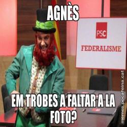 AGNÈS EM TROBES A FALTAR A LA FOTO?