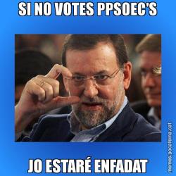 SI NO VOTES PPSOEC'S JO ESTARÉ ENFADAT
