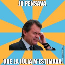 JO PENSAVA QUE LA JÚLIA M'ESTIMAVA