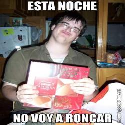 ESTA NOCHE NO VOY A RONCAR