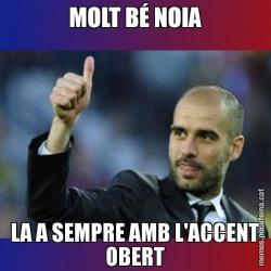 MOLT BÉ NOIA LA A SEMPRE AMB L'ACCENT OBERT