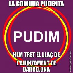 LA COMUNA PUDENTA HEM TRET EL LLAÇ DE L'AJUNTAMENT DE BARCELONA
