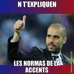 N T'EXPLIQUEN LES NORMAS DE LA ACCENTS