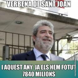 VERBENA DE SANT JOAN I AQUEST ANY  JA ELS HEM FOTUT 7840 MILIONS