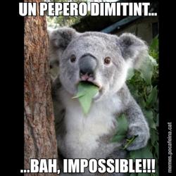 UN PEPERO DIMITINT... ...BAH, IMPOSSIBLE!!!