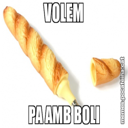 VOLEM PA AMB BOLI