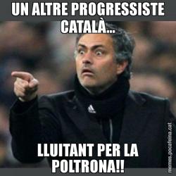 UN ALTRE PROGRESSISTE CATALÀ... LLUITANT PER LA POLTRONA!!