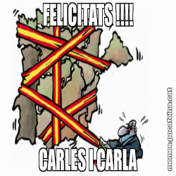 FELICITATS !!!! CARLES I CARLA