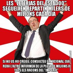 LES "LETERIAS DEL ESTADOO" SEGUEIXEN REPARTIN MILERS DE MILIONS CADA DIA SI NO US HO CREIEU, CONSULTEU EL NACIONAL: DIA RERA L'ALTRE INFORMEN DE LA PLUJA DE MILIONS A TOTS ELS RACONS DEL "IMPERIO"
