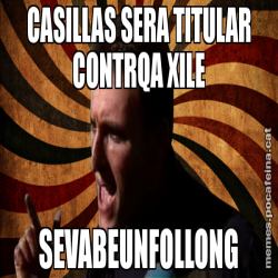 CASILLAS SERA TITULAR CONTRQA XILE SEVABEUNFOLLONG