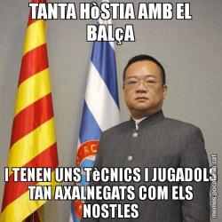 TANTA HòSTIA AMB EL BALçA I TENEN UNS TèCNICS I JUGADOLS TAN AXALNEGATS COM ELS NOSTLES