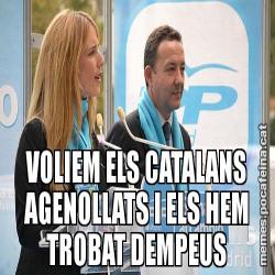 VOLIEM ELS CATALANS AGENOLLATS I ELS HEM TROBAT DEMPEUS